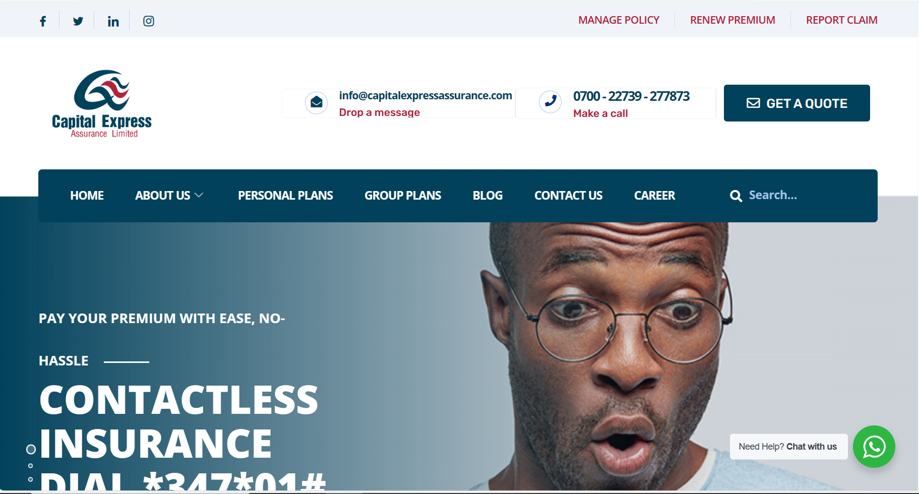 Life Assurance Website